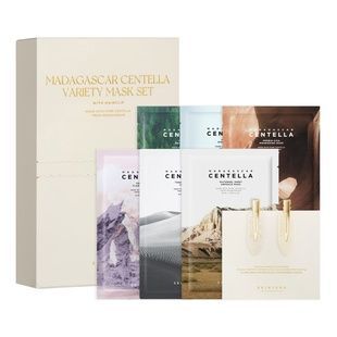 Набір масок для обличчя з заколками для волосся Skin 1004 Madagascar Centella Variety Mask Set, 6 шт + 2 шт 4924 фото