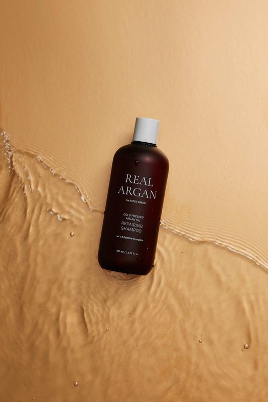 Відновлювальний шампунь із аргановою олією Rated Green Real Argan Repairing Shampoo, 400 мл 8809514550580 фото