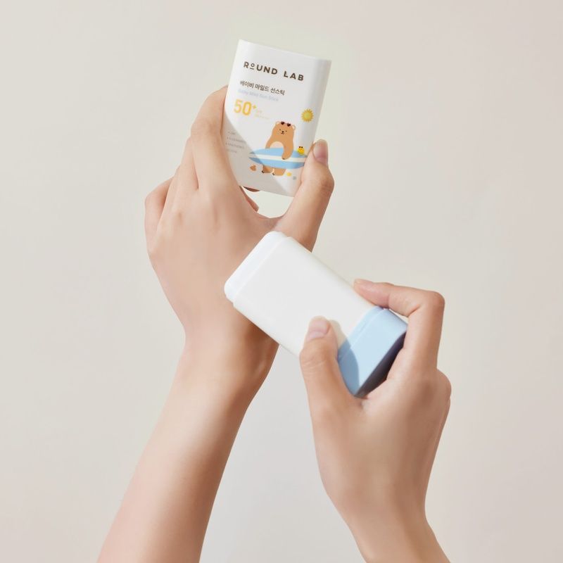 Дитячий сонцезахисний стік ROUND LAB Baby Mild Sun Stick, 21 г 8809962541048 фото