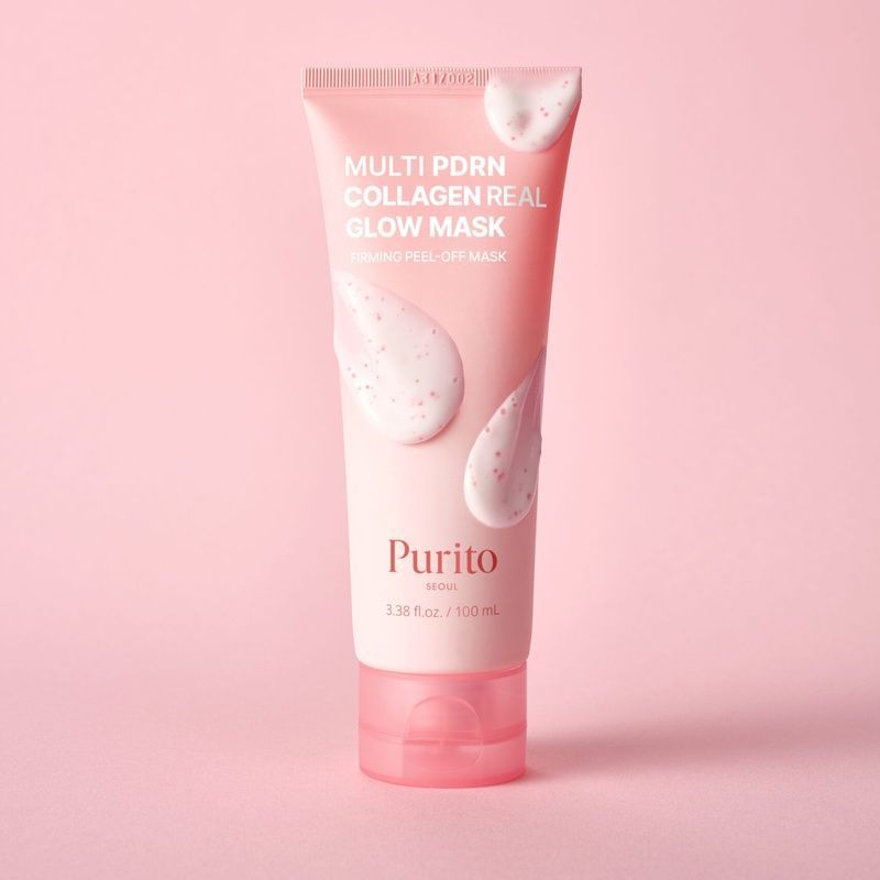 Маска-плівка для зволоження та сяйва шкіри PURITO Seoul Multi PDRN Collagen Real Glow Mask, 100 мл 8809563104161 фото