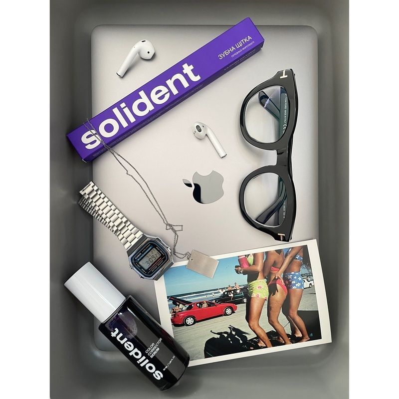 Набір для подорожей Solident travel kit Mint / Peach 4820200416557 фото