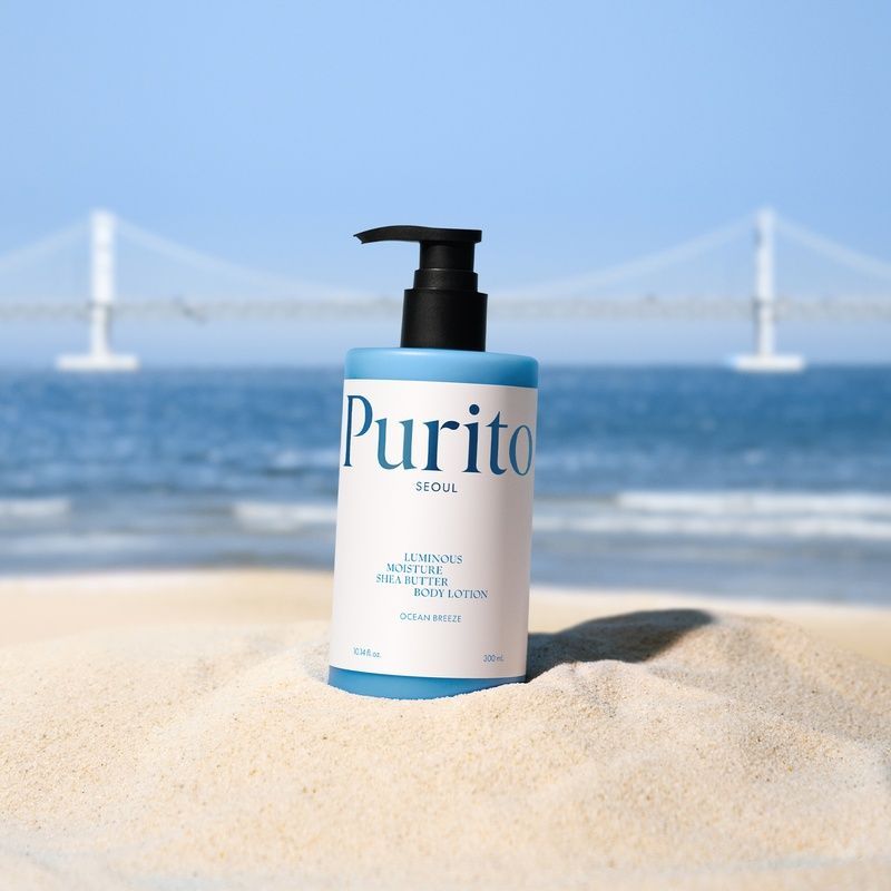 Зволожуючий лосьйон для тіла з маслом ши Purito Seoul Luminous Moisture Shea Butter Body Lotion Ocean Breeze, 300 мл 8809563103805 фото