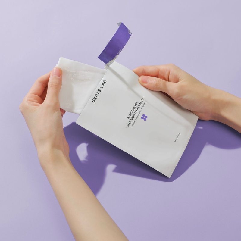 Зволожувальна тканинна маска SKIN&LAB Barrierderm Deep Moisture Sheet Mask, 25 мл 8809525932757 фото