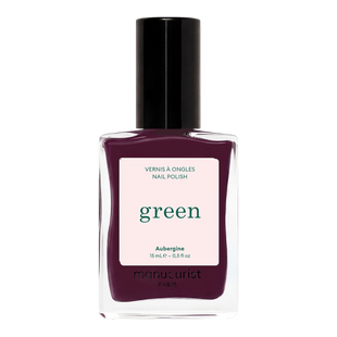 Лак для нігтів з темним баклажановим відтінком Manucurist Green&trade; Aubergine, 15 мл 3662263331214 фото