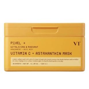 Набір тканинних масок з вітаміном С та астаксантином VT Cosmetics Vitamin C Astaxanthin Mask, 30 шт 8803463017927 фото