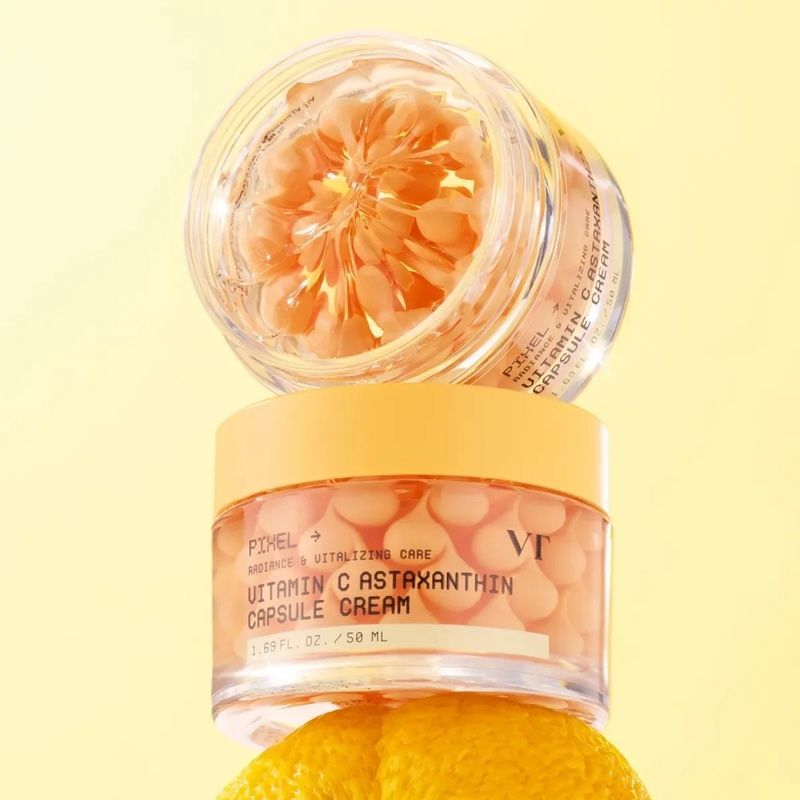 Освітлювальний капсульний крем VT COSMETICS Vitamin C Astaxanthin Capsule Cream, 50 мл 8803463017859 фото