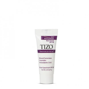 Крем денний поживний без відтінку TiZO Photoceutical Skincare AM Replenish Non-Tinted SPF 40, 5 г ST126 фото