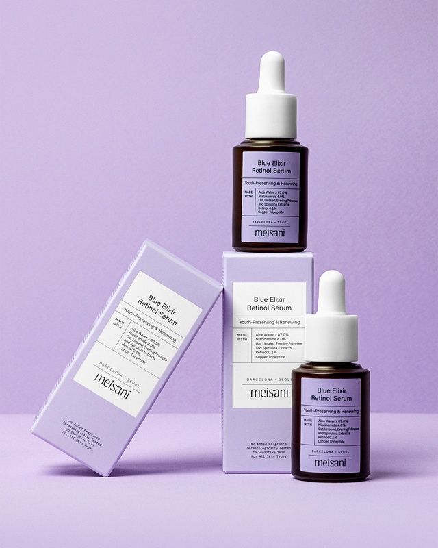 Сироватка з ретинолом Meisani Blue Elixir Retinol Serum, 15 мл 8437016160107 фото