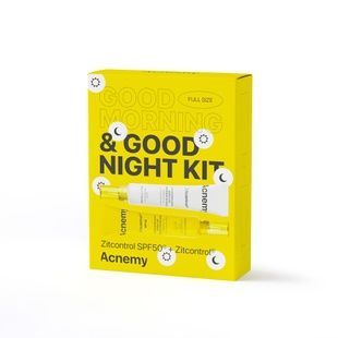 Набір з денним та вечірнім кремом Acnemy GOOD MORNING & GOOD NIGHT KIT (2 продукти\по 40 мл) 8436585434039 фото