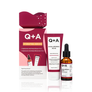 Подарунковий набір для зволоження шкіри Q+A Hydrating Heroes Gift Set 5060486268368 фото