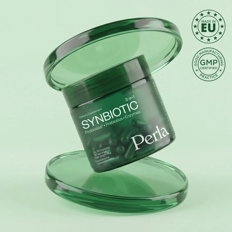 Дієтична добавка для підтримки травлення Perla Helsa Synbiotic 3 in 1, 30 шт 4820292040623 фото