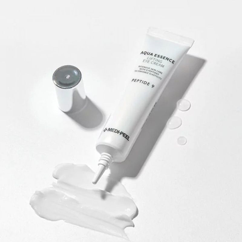 Ліфтинг крем для шкіри навколо очей з пептидами Medi-Peel Peptide9 Aqua Essence Lifting Eye Cream, 40 мл 8809409341422 фото