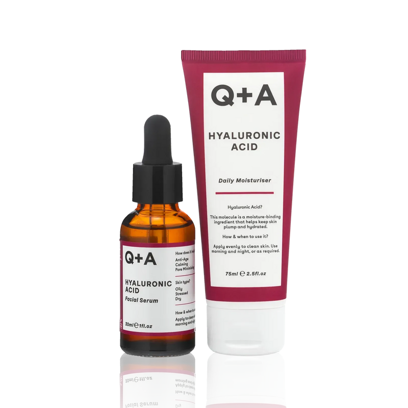 Подарунковий набір для зволоження шкіри Q+A Hydrating Heroes Gift Set 5060486268368 фото
