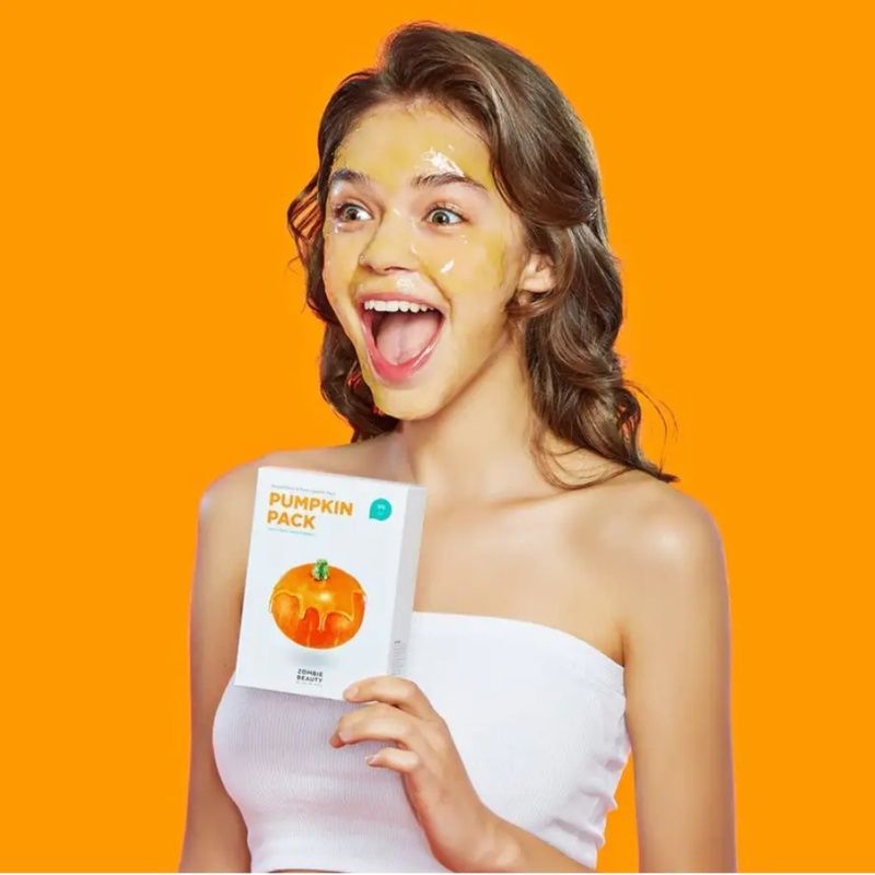 Поживна маска з гарбузом та прополісом SKIN1004 Zombie Beauty Pumpkin Pack, 4 г SKN032S фото