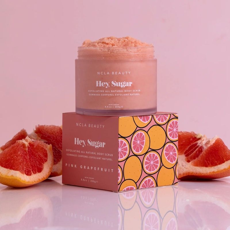 Скраб для тіла &laquo;Рожевий грейпфрут&raquo; NCLA Beauty Hey, Sugar Body Scrub - Pink Grapefruit, 250 г 672975631888 фото