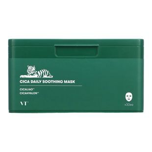 Набір щоденних заспокійливихт масок з центелою VT Cosmetics Cica Daily Soothing Mask, 30 шт 8809559627490 фото