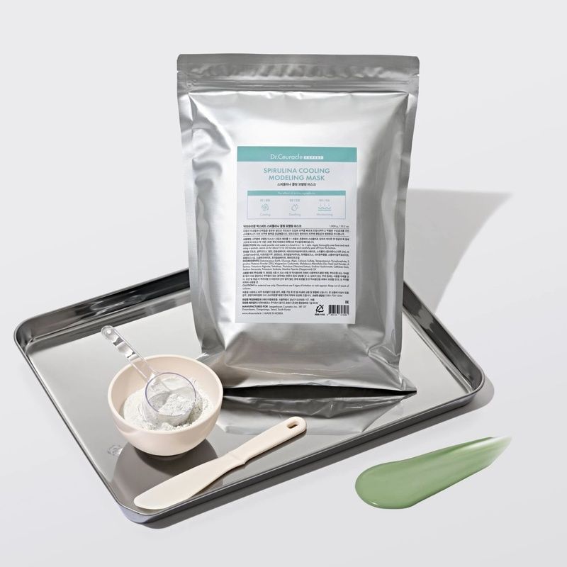 Альгінатна маска зі спіруліною проти набряків Dr.Ceuracle Expert Spirulina Modeling Mask, 1000 г 8806133613580 фото
