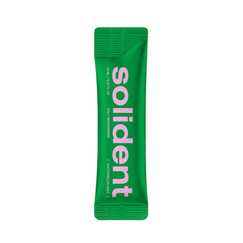 Набір ополіскувачів для ротової порожнини Solident Watermelon mint / кавун-м'ята, 20 шт 4820200417783 фото
