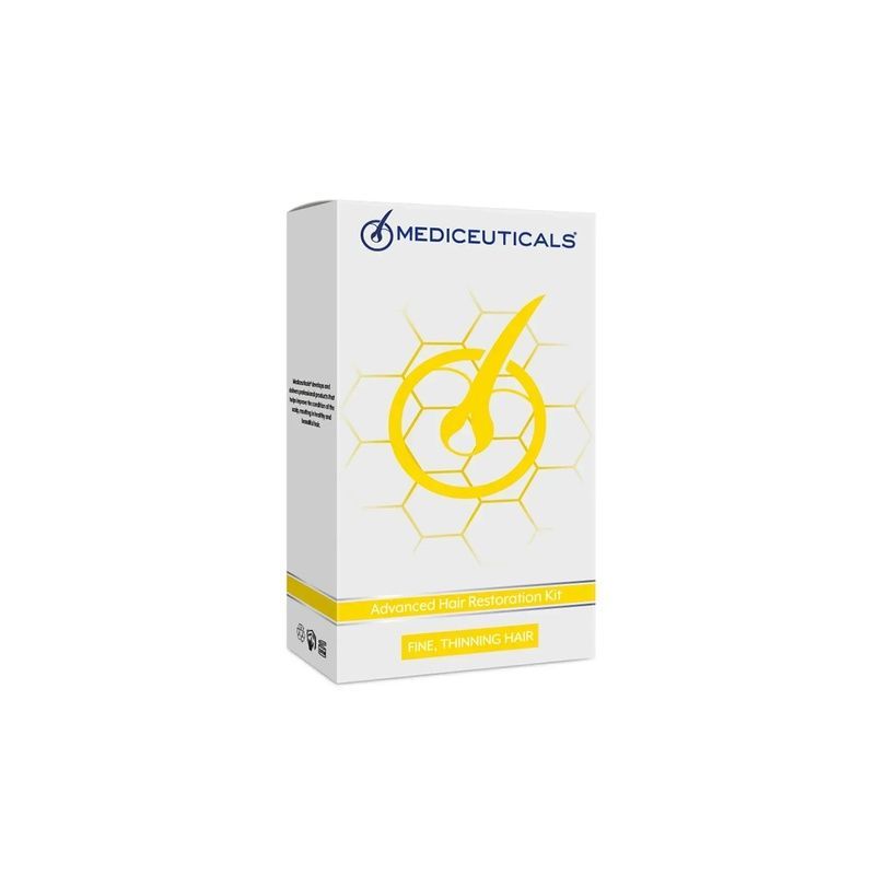 Набір для тонкого волосся проти випадіння та стоншення Mediceuticals Advanced Hair Restoration Kit 054355951081 фото