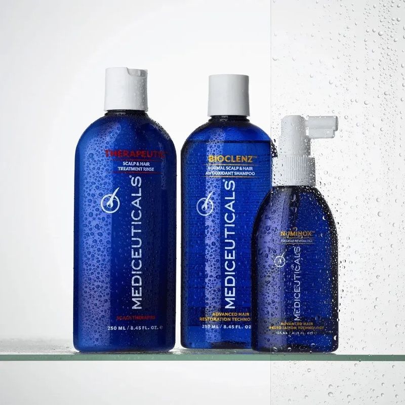 Набір для тонкого волосся проти випадіння та стоншення Mediceuticals Advanced Hair Restoration Kit 054355951081 фото