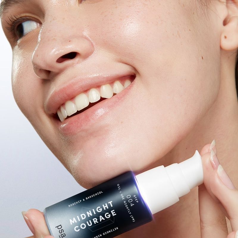 Нічне масло з ретинолом PSA Midnight courage Rosehip & Bakuchiol Retinol Night Oil, 15 мл 8885014071107 фото