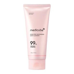 Очищувальна пінка з полінуклеотидами та ніацинамідом Medicube PDRN Pink Niacinamide Whip Cleanser, 120 г 8800289473159 фото