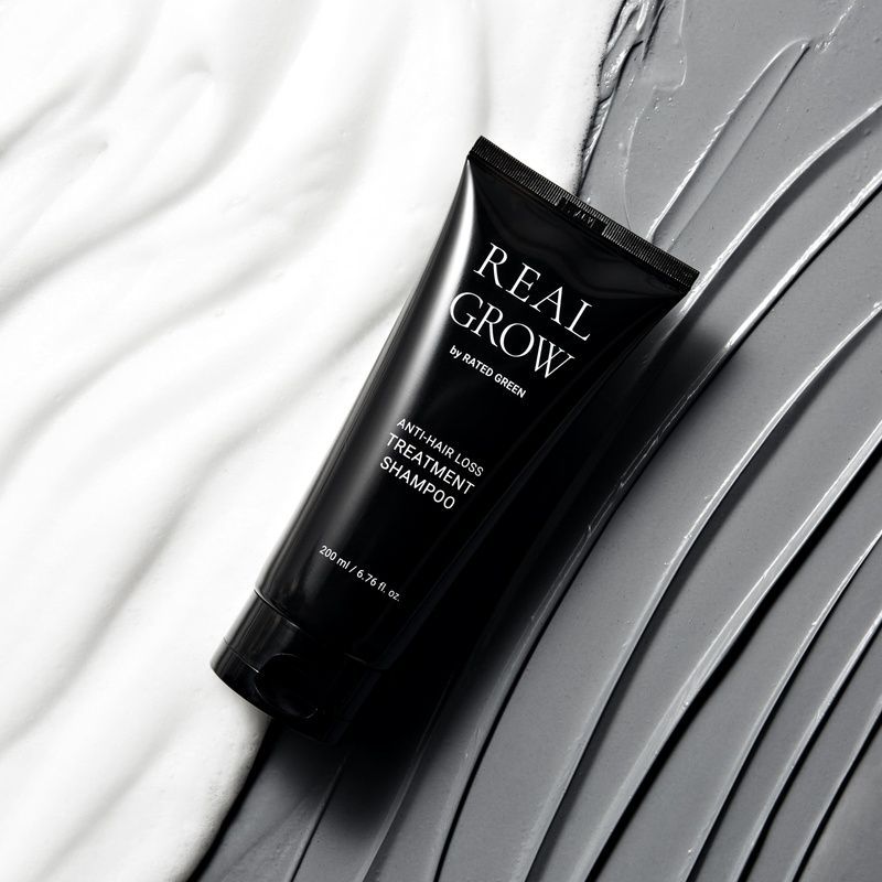 Шампунь для об'єму волосся і профілактики випадіння Rated Green Real Grow Anti Hair Loss Extra Volume Shampoo, 200 мл 8809514550436 фото