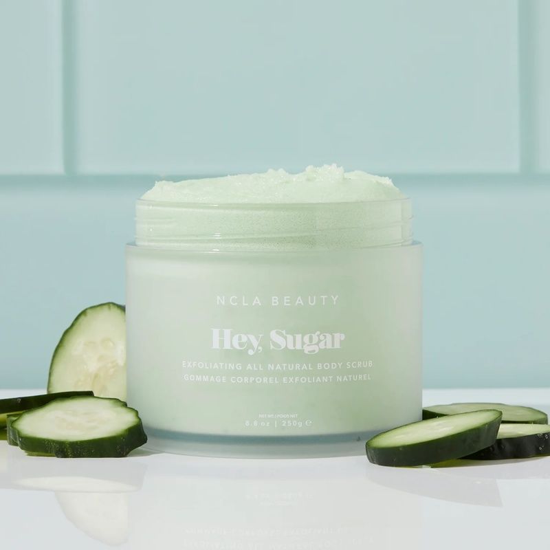 Скраб для тіла &laquo;Огірок&raquo; NCLA Beauty Hey, Sugar Body Scrub - Cucumber Короткий термін, 250 г 672975631895 фото