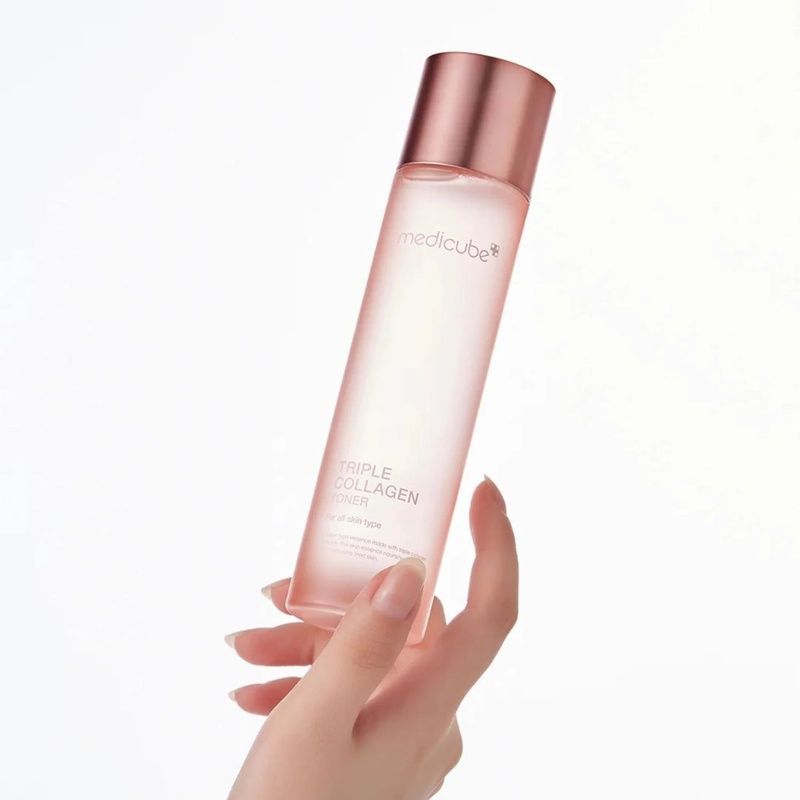 Зволожувальний тонер з колагеном та гіалуроновою кислотою Medicube Triple Collagen Toner, 140 мл 8800256114320 фото