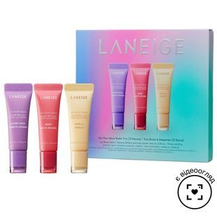 Лімітований набір бальзамів для губ Laneige Lip Glowy Balm Trio Set, 3*10 г 8809925161221 фото