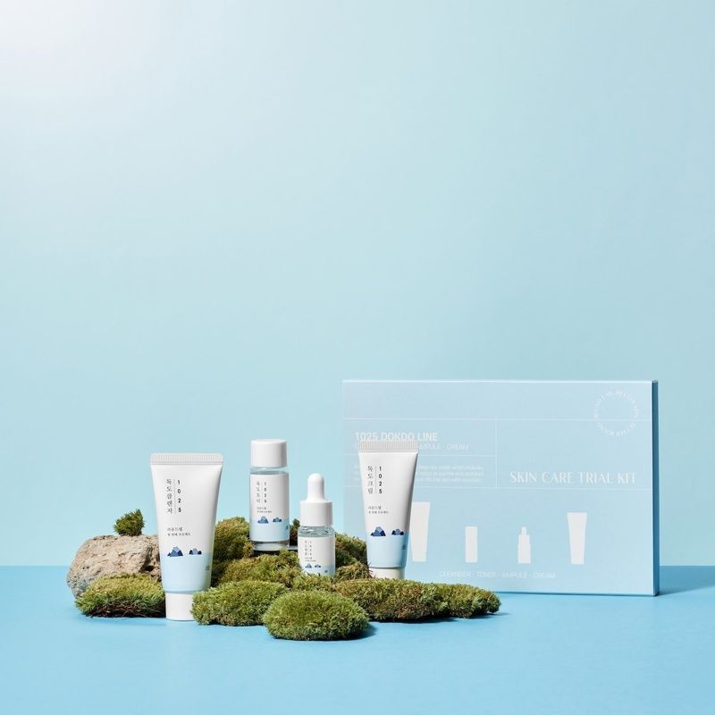 Набір мініверсій засобів з морською водою ROUND LAB 1025 Dokdo Trial Kit 8809962540270 фото