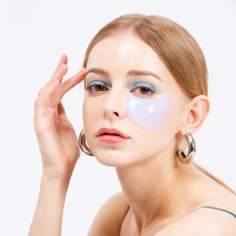 Патчі проти набряків під очима з кофеїном K-SECRET Instant Relief Eye Gel Patches (CAFFEINE), 60 шт 8809695240188 фото