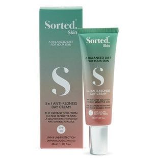 Денний крем 5 в 1 проти почервоніння SORTED SKIN 5 in 1 Anti-Redness Day Cream SPF 50, 30 мл 5065008953036 фото
