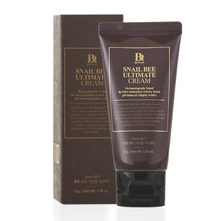 Крем з ферментованим муцином равлика та бджолиною отрутою Benton Snail Bee Ultimate Cream, 50 г 8809566991904 фото