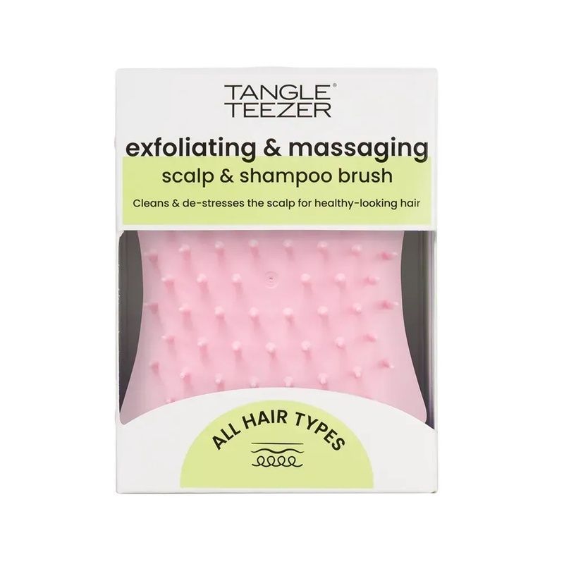 Щітка для масажу голови Tangle Teezer The Scalp Exfoliator and Massager Pretty Pink 5060630044046 фото