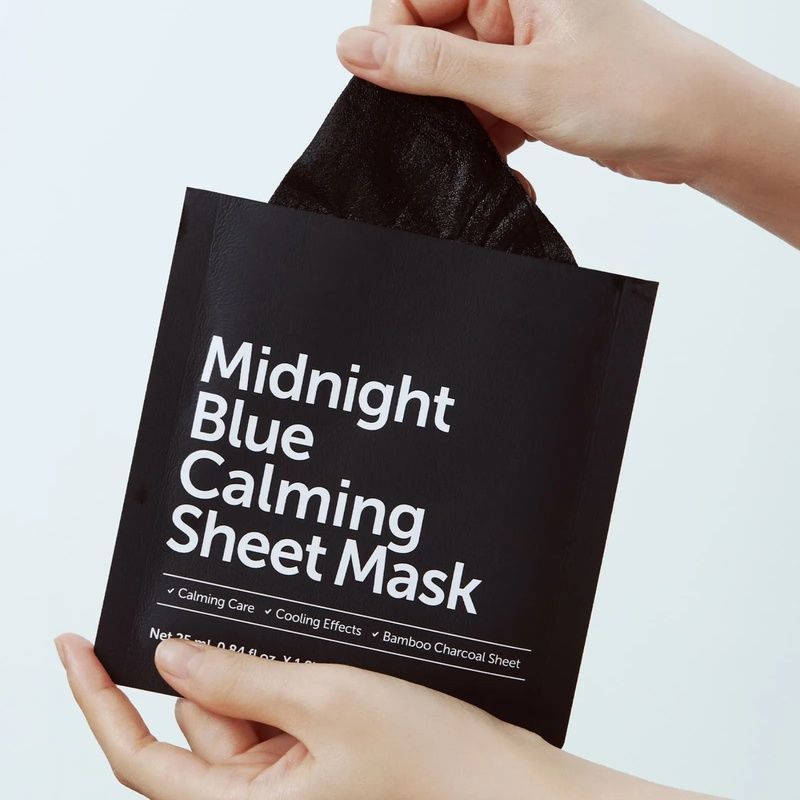Тканинна заспокійлива маска DEAR, KLAIRS Midnight Blue Calming Sheet Mask, 1шт 8809572890222 фото