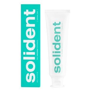 Щоденна відбілювальна зубна паста Solident Original mint / м'ята, 90 г 4823109702585 фото