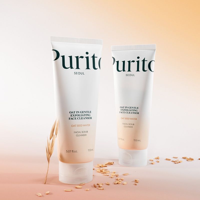 Маска-пінка для умивання з часточками вівса Purito Seoul Oat In Gentle Exfoliating Face Cleanser, 4 мл 000004805 фото