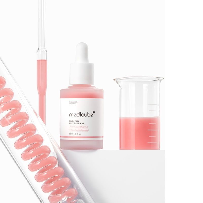 Відновлювальна сироватка з полінуклеотидами та пептидами Medicube PDRN Pink Peptide Serum, 30 мл 8800256108053 фото