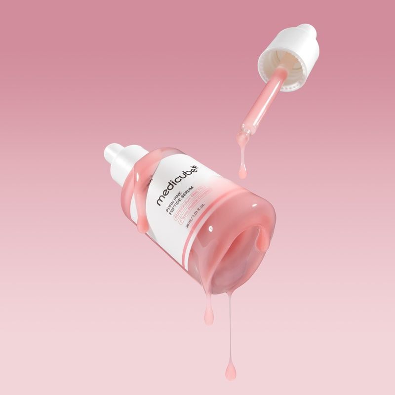 Відновлювальна сироватка з полінуклеотидами та пептидами Medicube PDRN Pink Peptide Serum, 30 мл 8800256108053 фото