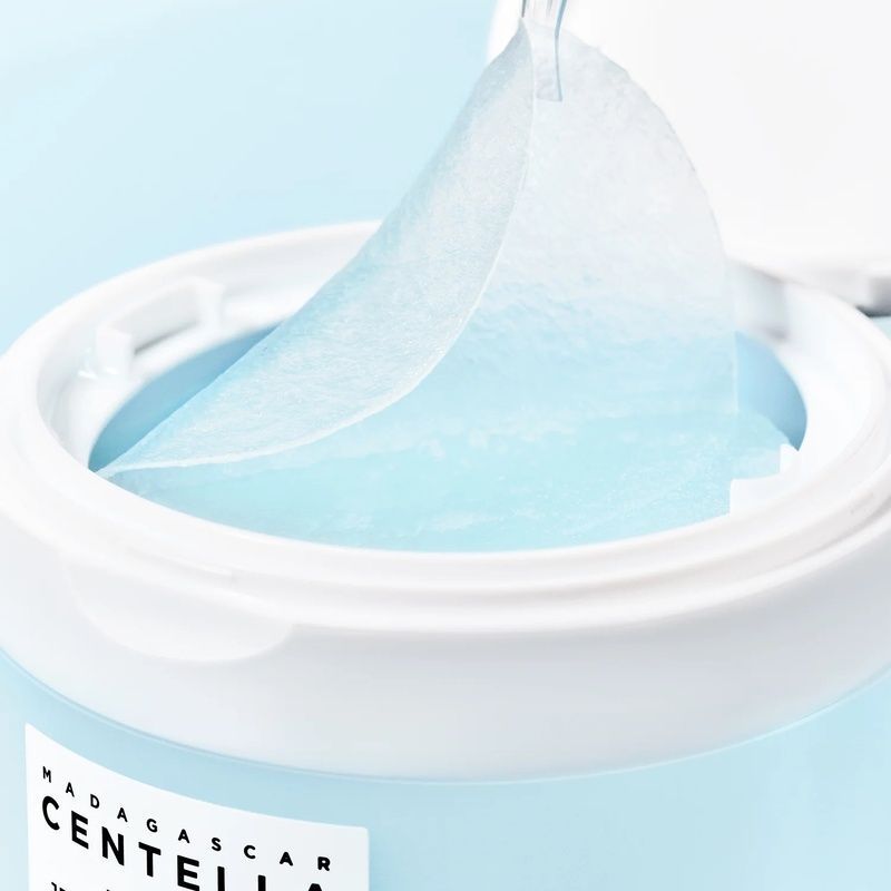 Зволожувальні тонер-педи для сяйва та гладкості шкіри SKIN1004 Madagascar Centella Hyalu-Cica Jelly-Fit Ampoule Pad, 60 шт 8809913834915 фото