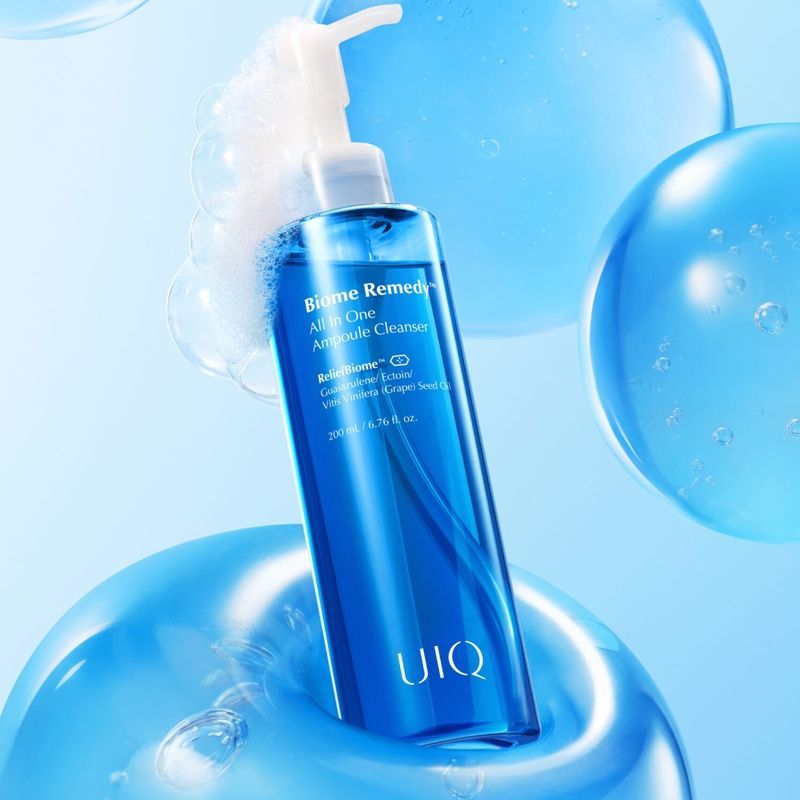 Зволожувальний гель для очищення шкіри UIQ Biome Remedy&trade; All in One Ampoule Cleanser, 200 мл 4984 фото